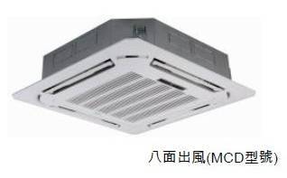 (image for) Midea MCD-48HRN1-R 5HP Split Cassette-Type Air-Conditioner (Cooling & Heating)