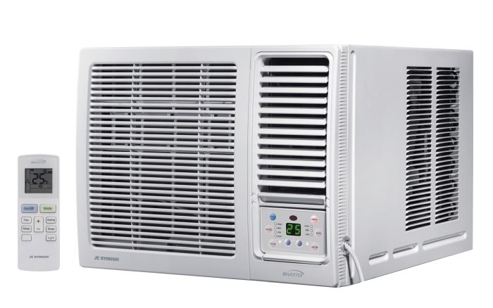 (image for) Ryobishi RB-12VA 1.5HP Window Air-Conditioner (Inverter Cooling/Remote Control/R32)