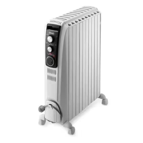 (image for) DeLonghi TRD41025T 2500W Dragon 4 Oil filled Radiant Heater with mechanical timer