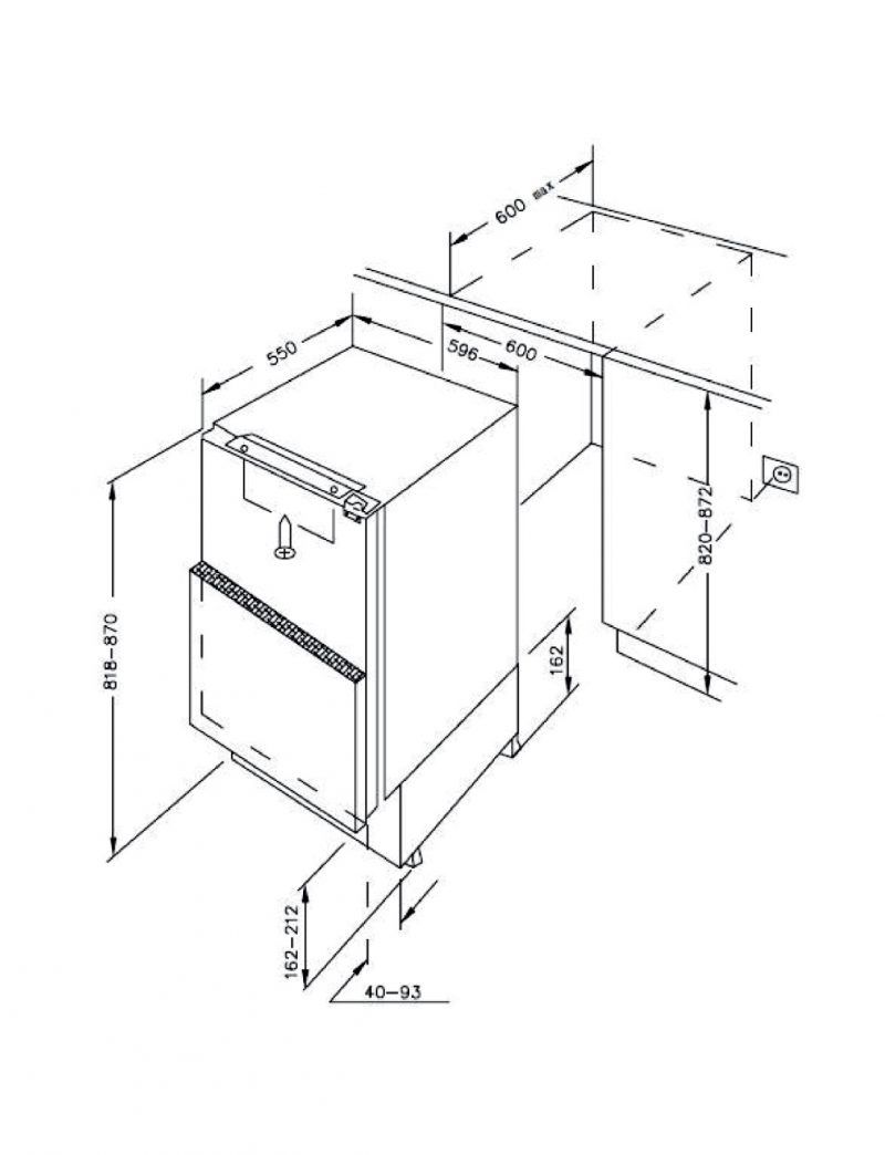 (image for) 尼斯 BV160EW-3 111公升 嵌入式單門雪櫃