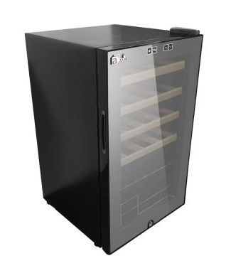 (image for) aMagic AWC-24PW 24-Bottle 70L Compressor Direct Cooling Wine Cooler (Wooden Frame)