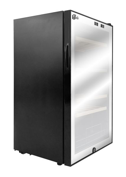 (image for) aMagic AWC-34PW 34-Bottle 98L Compressor Direct Cooling Wine Cooler (Wooden Frame)